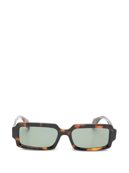  Gigi Studios Gafas De Sol Amber Con Montura Rectangular - Marrón 