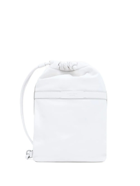  Giorgio Armani Bolso De Hombro Mediano Con Cordones - Blanco 