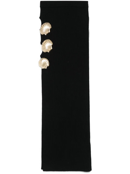  Giuseppe Di Morabito Falda Con Broche De Concha - Negro 