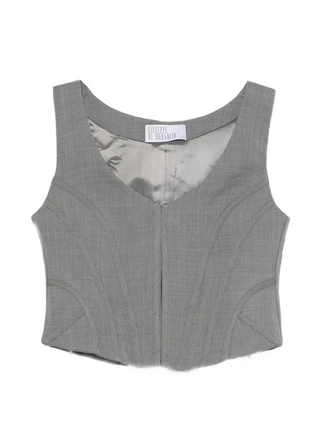  Giuseppe Di Morabito Top A Paneles - Gris 