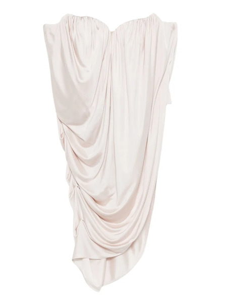  Giuseppe Di Morabito Top Drapeado Fruncido - Blanco 