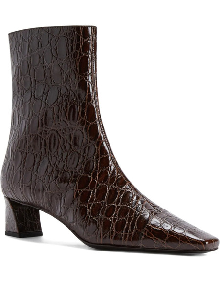  Giuseppe Zanotti Botas Con Puntera Cuadrada - Marrón 