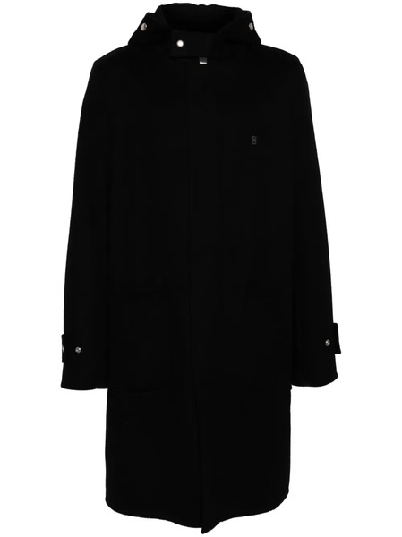  Givenchy Abrigo Con Capucha Y Botones - Negro 