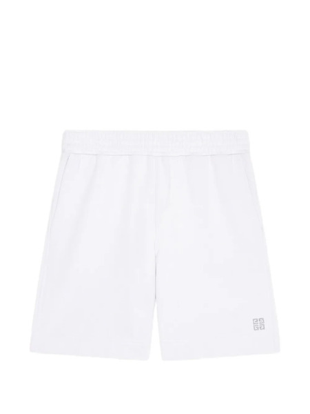  Givenchy Bermudas Con Bordado 4g - Blanco 