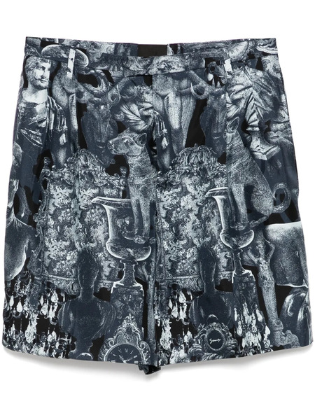  Givenchy Bermudas Con Estampado Hubert - Azul 