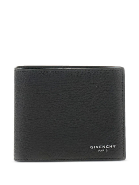  Givenchy Billetera Plegable De Piel - Negro 