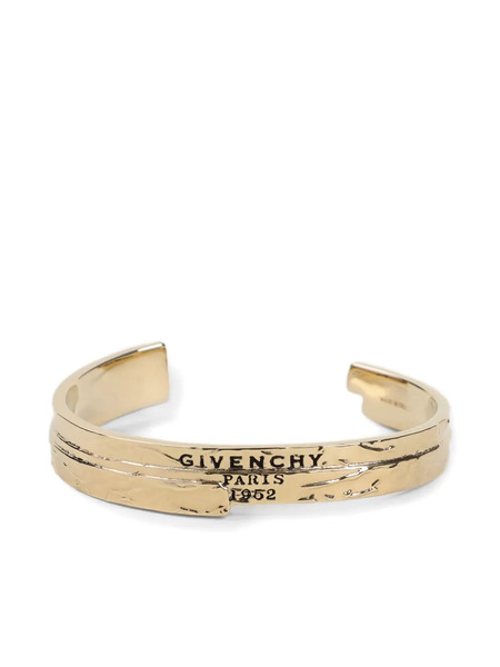  Givenchy Brazalete Con Logo - Dorado 