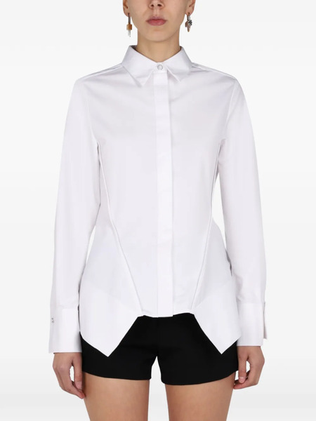  Givenchy Camisa Con Apliques - Blanco 