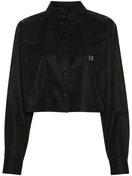  Givenchy Camisa Corta Con Placa 4g - Negro 