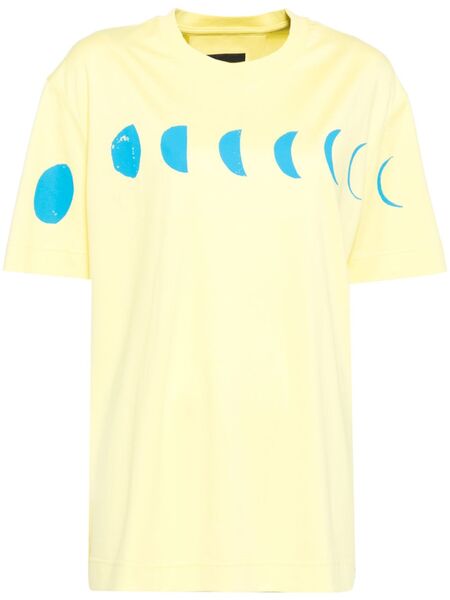  Givenchy Camiseta Con Estampado Gráfico - Amarillo 