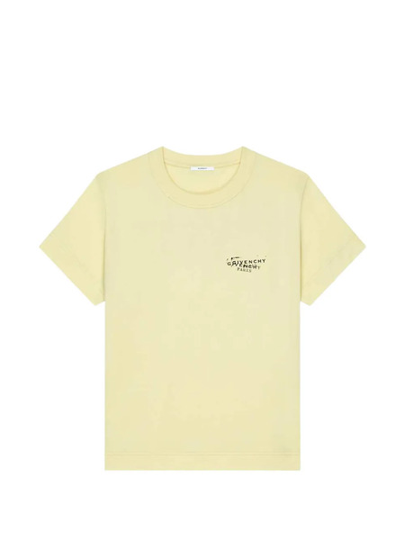  Givenchy Camiseta Con Estampado Givenchy Stamp - Amarillo 