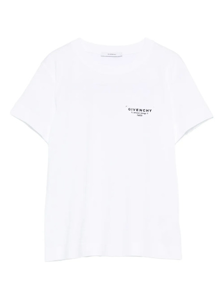 Givenchy Camiseta Con Logo Estampado - Blanco 