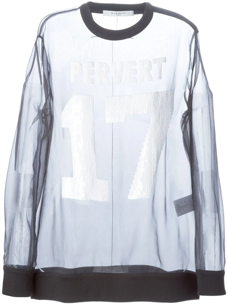  Givenchy Camiseta pervert 17 - Negro 