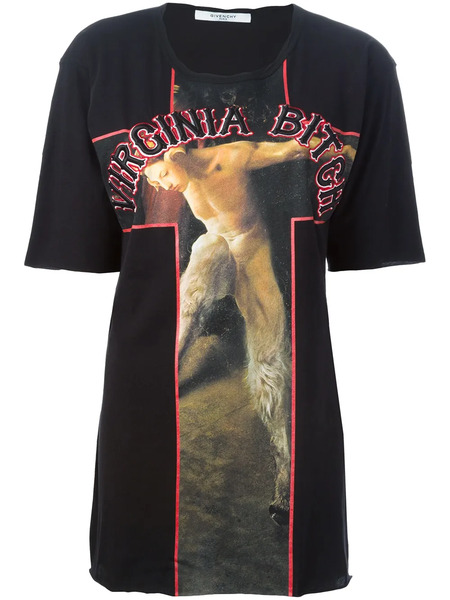  Givenchy Camiseta virginia - Negro 