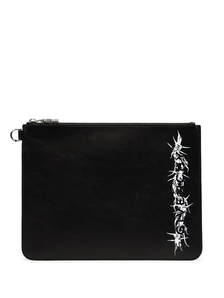  Givenchy Cartera Con Logo Estampado - Negro 