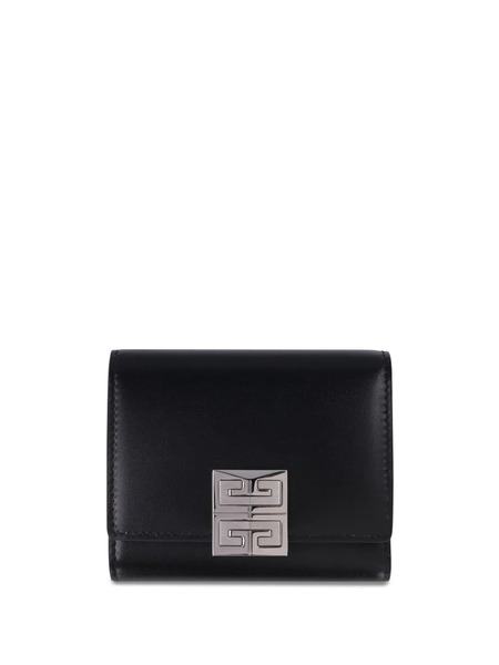  Givenchy Cartera Con Placa Del Logo - Negro 
