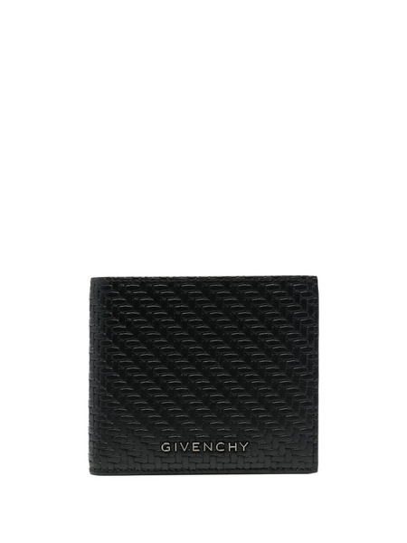  Givenchy Cartera Texturizada Plegable - Negro 