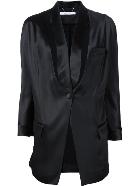 Givenchy Chaqueta De Esmoquin Deconstruída - Negro 