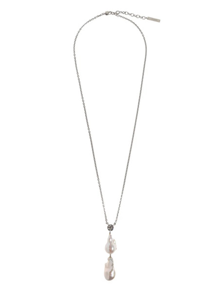  Givenchy Collar Con Detalle De Perla Artificial - Plateado 