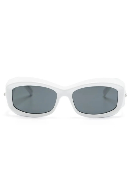  Givenchy Eyewear Gafas De Sol Con Montura Rectangular Y Logo - Blanco 