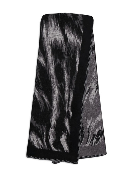  Givenchy Fular Con Animal Print - Negro 