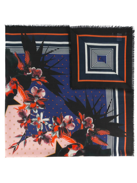  Givenchy Fular Con Estampado Floral Y De Estrellas - Multicolor 