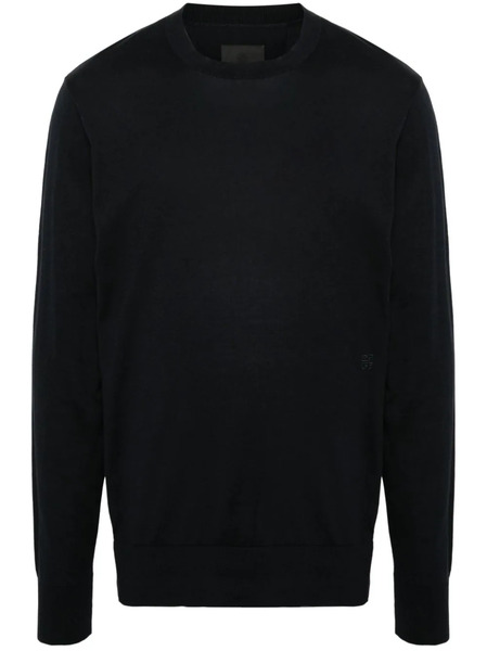  Givenchy Jersey Con Cuello Redondo - Azul 