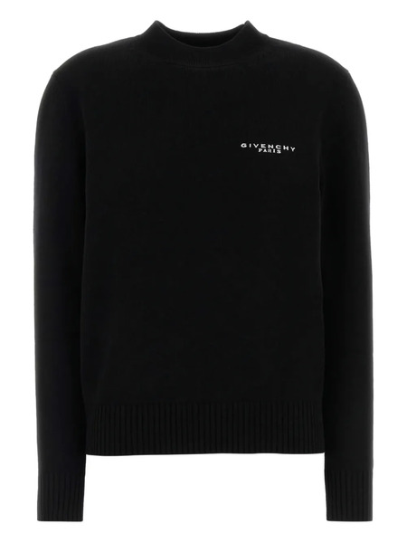  Givenchy Jersey Con Logo Bordado - Negro 