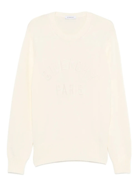  Givenchy Jersey Con Logo Bordado - Neutro 