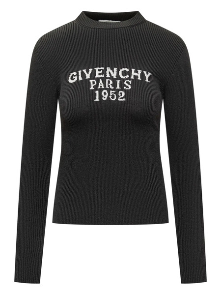  Givenchy Jersey Con Logo En Jacquard - Negro 