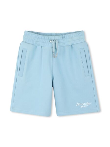  Givenchy Kids Bermudas Con Cordones - Azul 