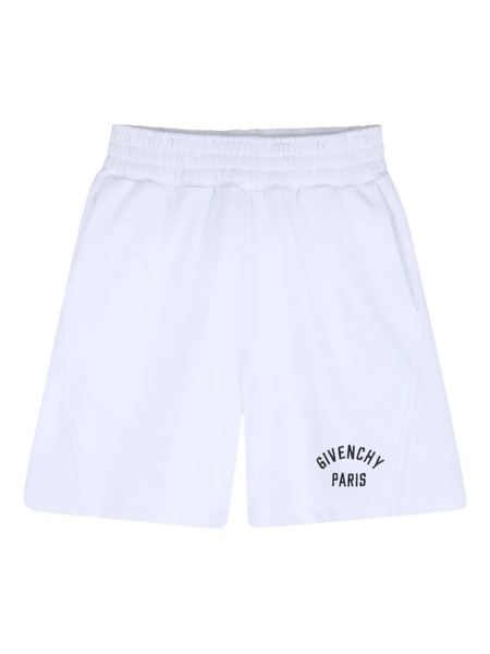  Givenchy Kids Bermudas Con Logo - Blanco 