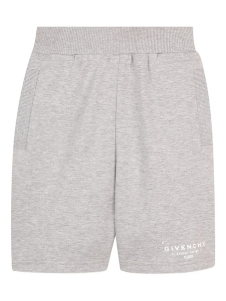  Givenchy Kids Bermudas Con Logo - Gris 