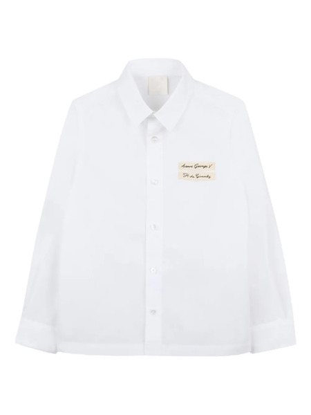  Givenchy Kids Camisa Con Botones - Blanco 
