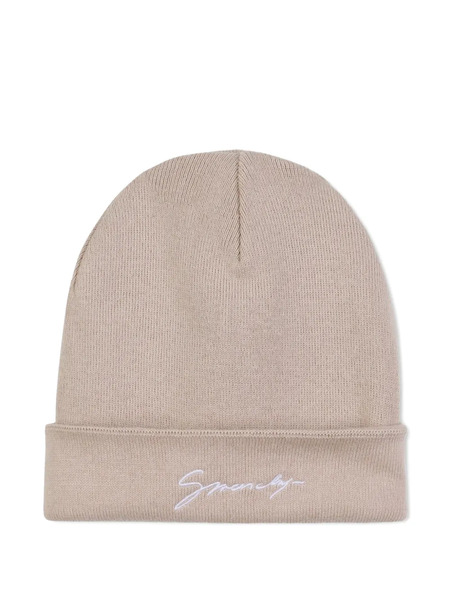  Givenchy Kids Gorro Con Logo Bordado - Neutro 