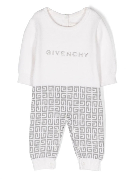  Givenchy Kids Jersey Con Logo Estampado - Blanco 