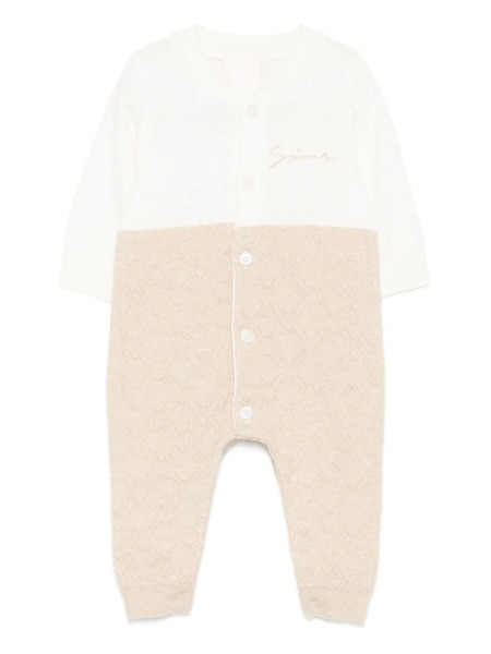  Givenchy Kids Pelele Bordado - Neutro 