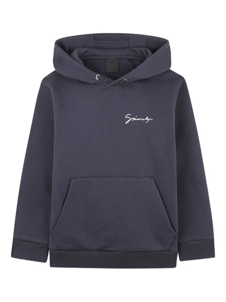  Givenchy Kids Sudadera Con Capucha Y Estampado Gráfico - Azul 