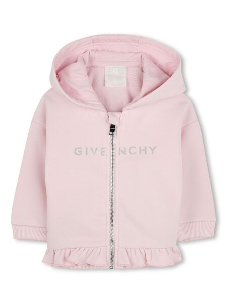  Givenchy Kids Sudadera Con Capucha Y Logo - Rosa 