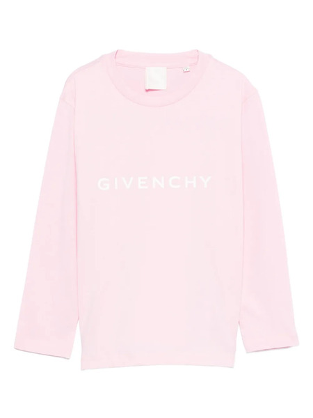  Givenchy Kids Sudadera Con Logo Estampado - Rosa 