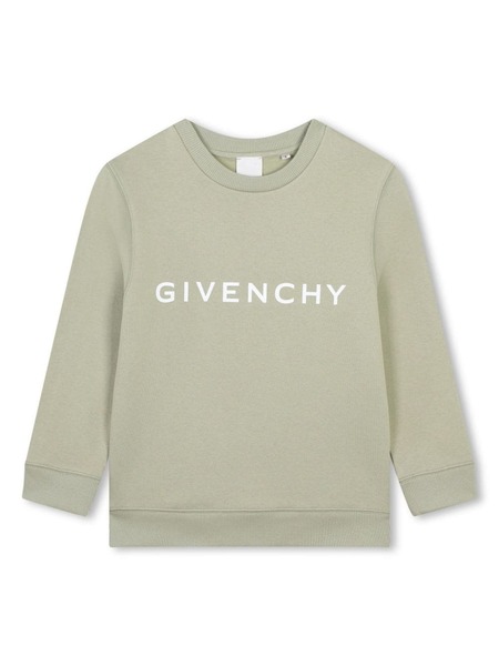  Givenchy Kids Sudadera Con Logo Estampado - Verde 