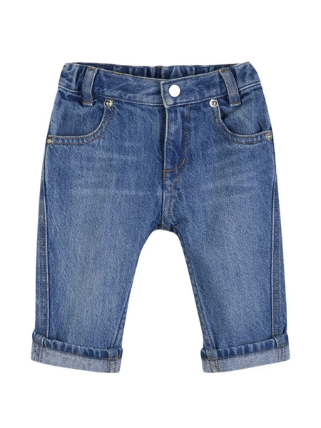  Givenchy Kids Vaqueros Con Bajos Ajustados - Azul 