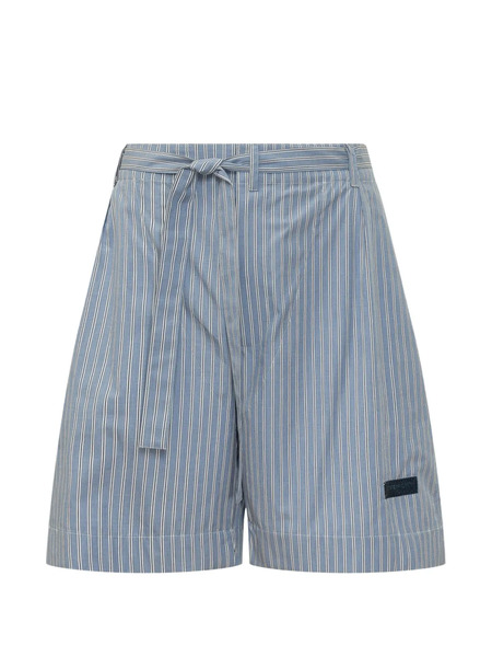  Givenchy Kimono Striped Shorts - Azul 