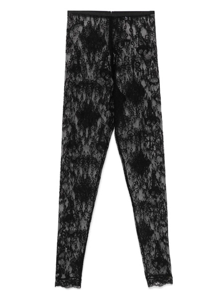  Givenchy Leggins De Encaje - Negro 
