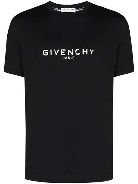  Givenchy Logo Print T-shirt - Negro 