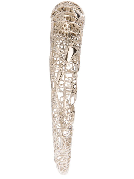  Givenchy Magnetic Horn Earring - Metalizado 