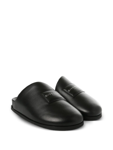  Givenchy Mules Con Puntera En Punta - Negro 