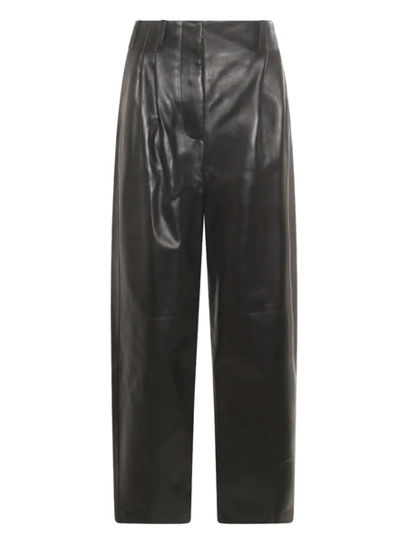  Givenchy Pantalones De Piel - Negro 