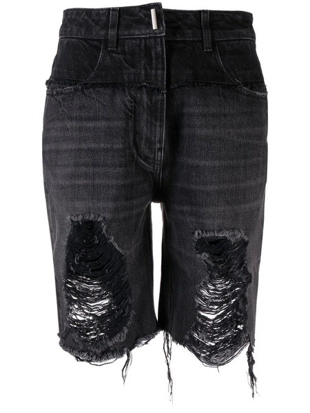  Givenchy Pantalones Vaqueros Cortos - Negro 