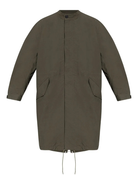  Givenchy Parka Con Logo Estampado - Green 